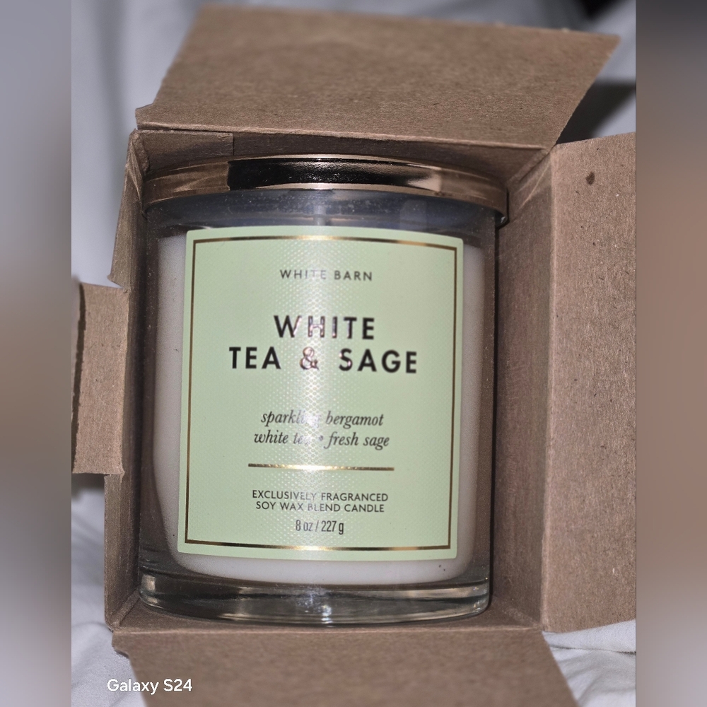 White Tea & Sage Candle